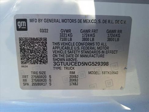 Used 2022 GMC Sierra 1500 Elevation w/ Elevation Premium Package image 22