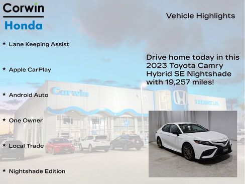Used 2023 Toyota Camry SE FWD image 6