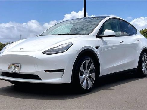 Used 2021 Tesla Model Y Long Range AWD/4WD image 1