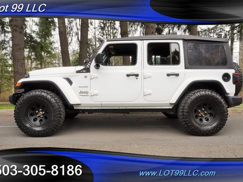 Used 2018 Jeep Wrangler Unlimited Sahara AWD/4WD image 1