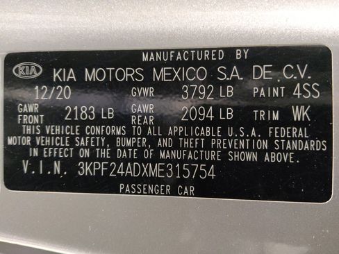 Used 2021 Kia Forte LXS FWD image 33