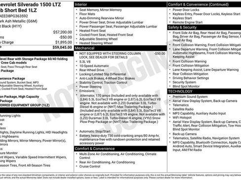 Used 2023 Chevrolet Silverado 1500 LTZ RWD image 6