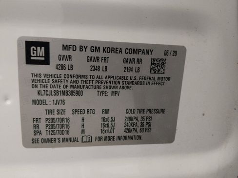 Used 2021 Chevrolet Trax LT w/ Premium Seat Package FWD image 33