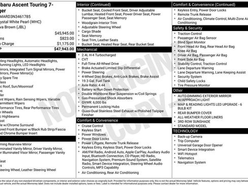 Used 2022 Subaru Ascent Touring image 4