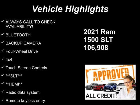 Used 2021 RAM 1500 Classic SLT AWD/4WD image 9