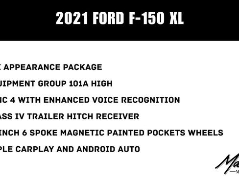 Used 2021 Ford F150 XL w/ STX Appearance Package RWD image 2