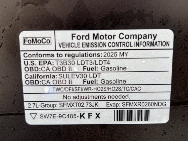 Certified 2025 Ford F150 STX w/ Equipment Group 201A FX4 AWD/4WD image 14