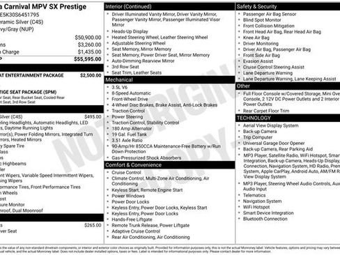Used 2025 Kia Carnival SX Prestige FWD image 27