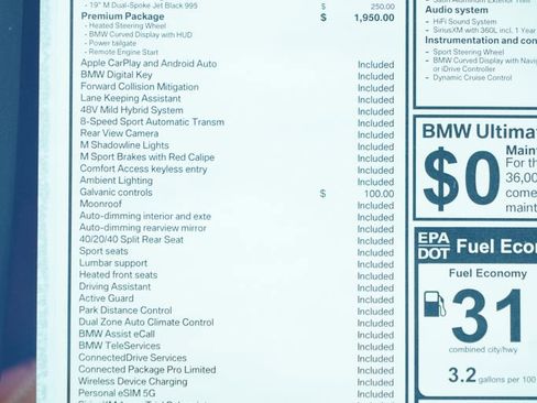 New 2026 BMW 330i Sedan w/ M Sport Package RWD image 8