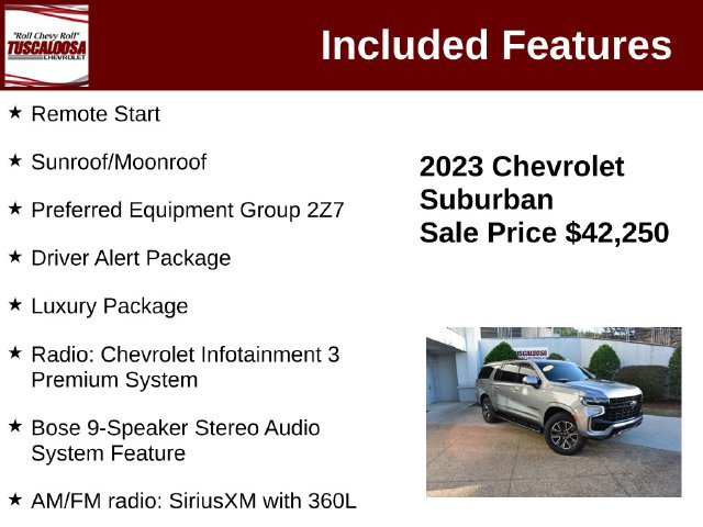 Used 2023 Chevrolet Suburban Z71 w/ Luxury Package AWD/4WD image 12