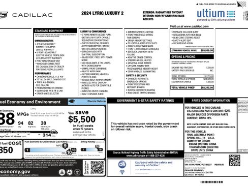 Used 2024 Cadillac Lyriq Luxury image 2