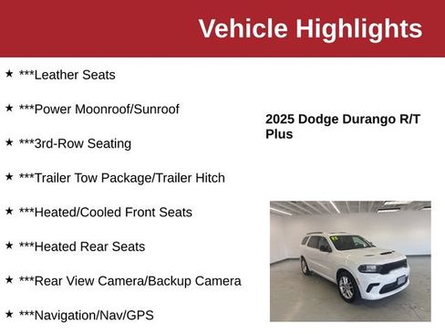 Used 2025 Dodge Durango R/T AWD/4WD image 10