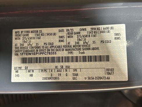 Certified 2023 Ford F150 Lariat AWD/4WD image 41