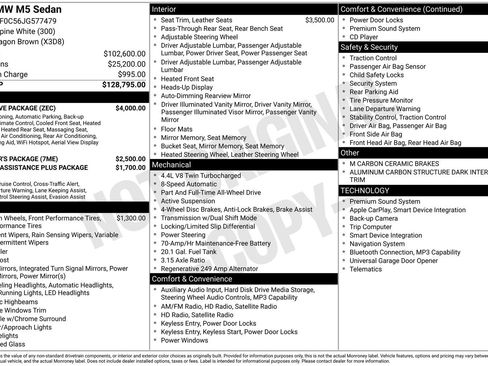 Used 2018 BMW M5 image 1