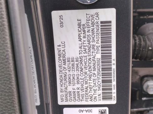 New 2025 Honda Accord LX image 34