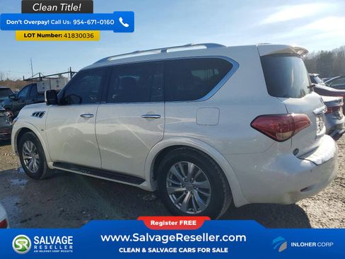 Used 2017 INFINITI QX80 4WD w/ Driver Assistance Package image 3