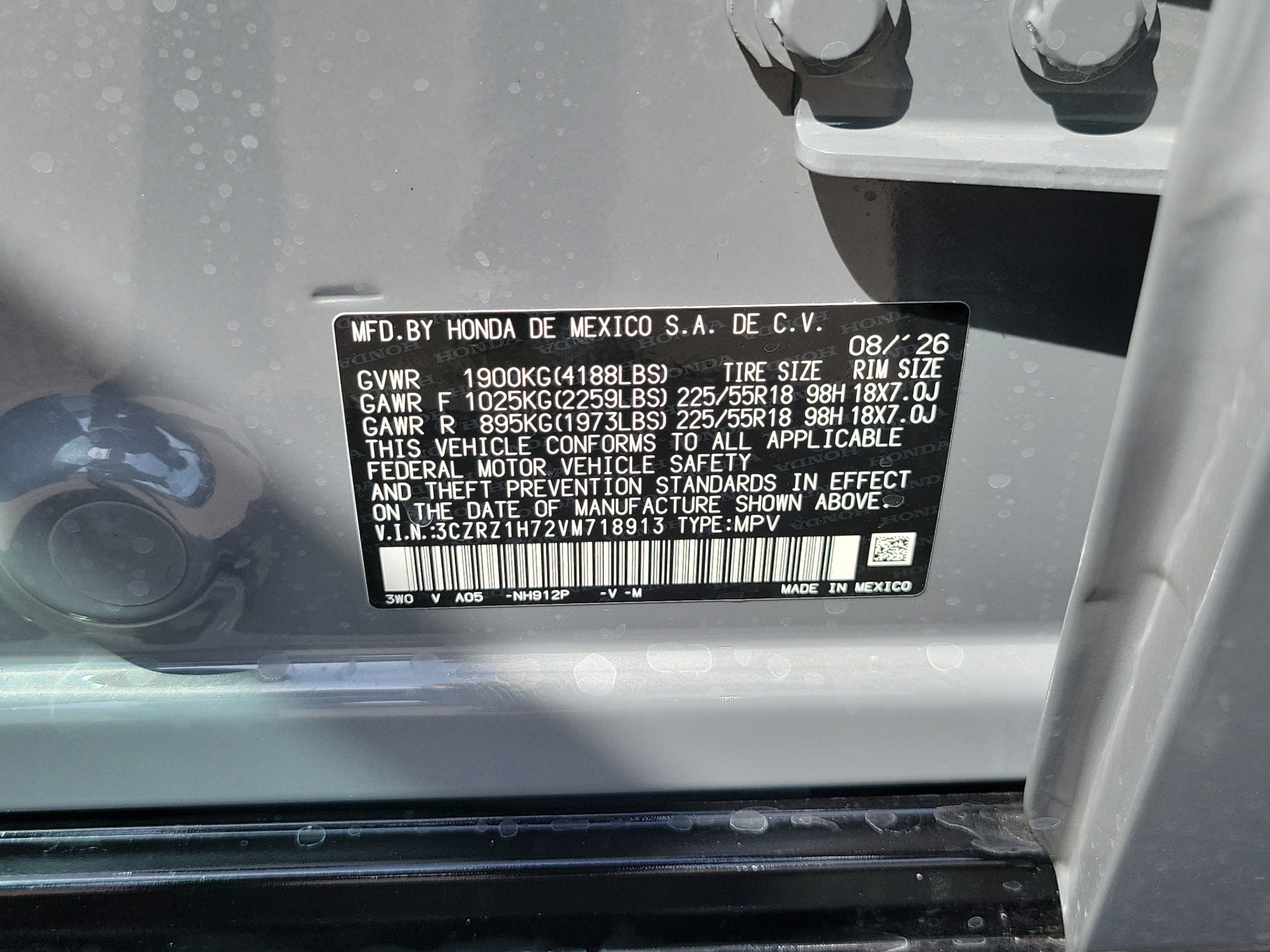 New 2027 Honda HR-V EX-L image 33