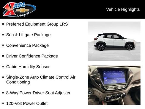 Certified 2023 Chevrolet TrailBlazer RS w/ Sun and Liftgate Package FWD image 2