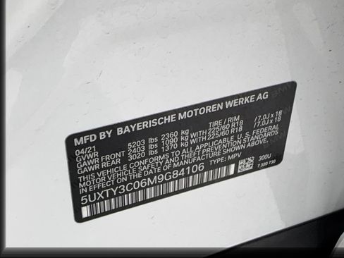Used 2021 BMW X3 sDrive30i w/ Convenience Package RWD image 52
