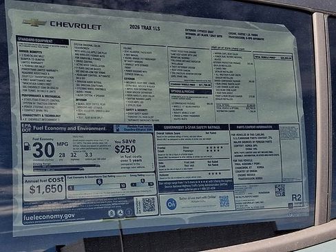 New 2026 Chevrolet Trax LS w/ LS Convenience Package FWD image 15