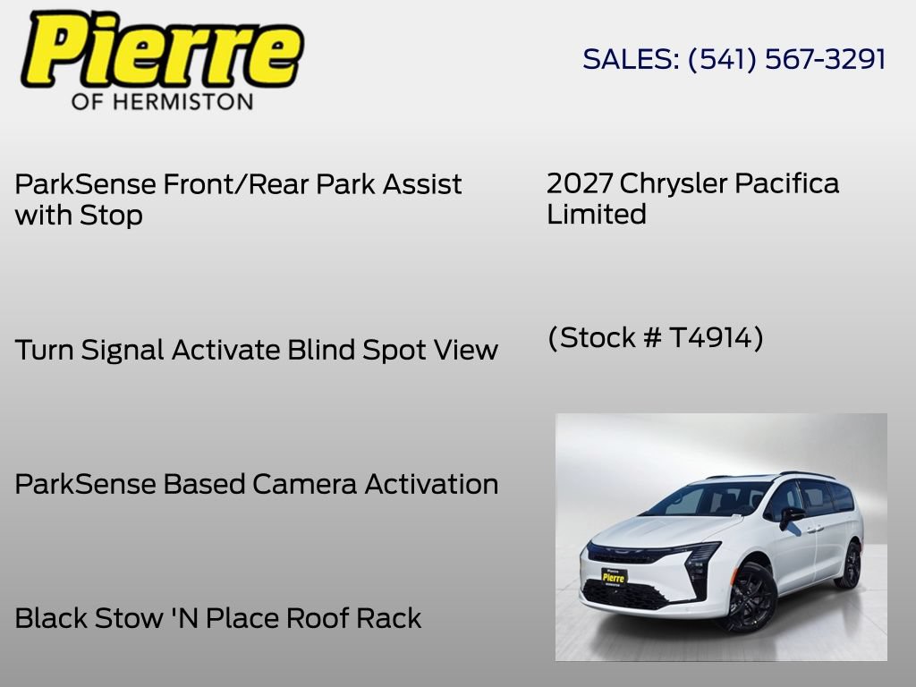 New 2027 Chrysler Pacifica Limited AWD/4WD image 30