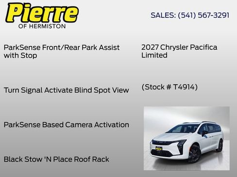 New 2027 Chrysler Pacifica Limited AWD/4WD image 30