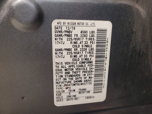 Used 2020 Nissan Rogue SV FWD image 33