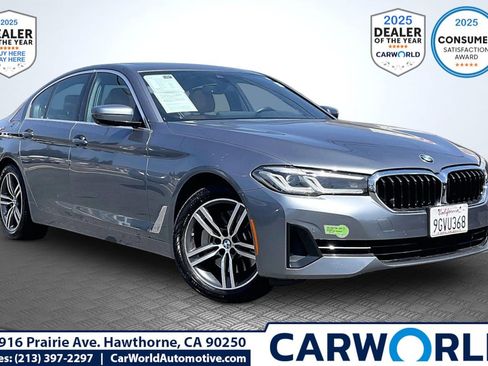 Used 2021 BMW 530e w/ Parking Assistance Package RWD image 1