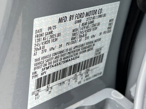 New 2025 Ford Mustang Mach-E GT w/ Interior Protection Package image 25