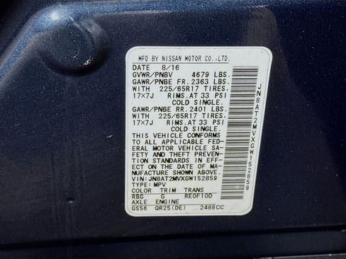 Used 2016 Nissan Rogue S image 28