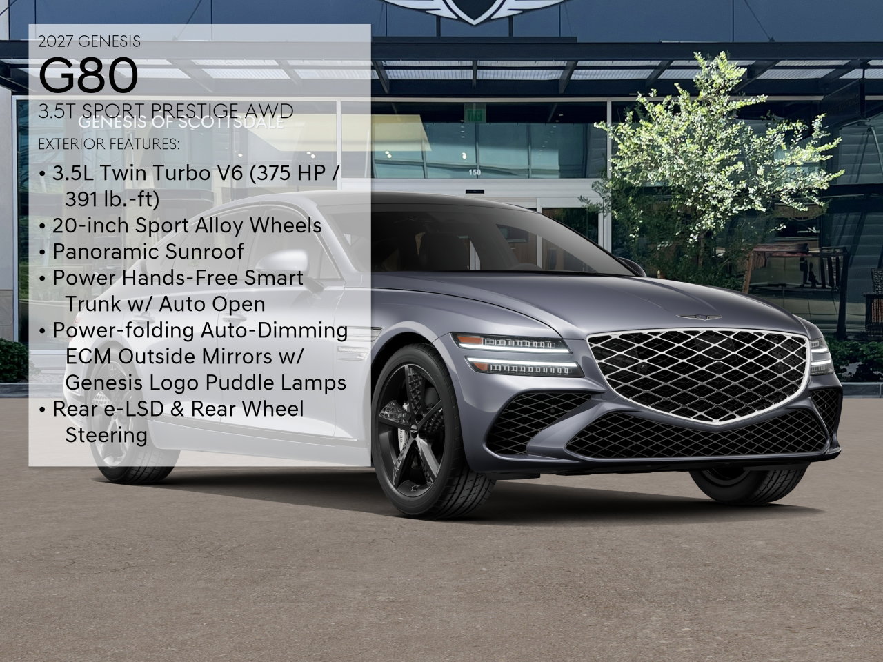 New 2027 Genesis G80 3.5T Sport Prestige AWD/4WD image 3