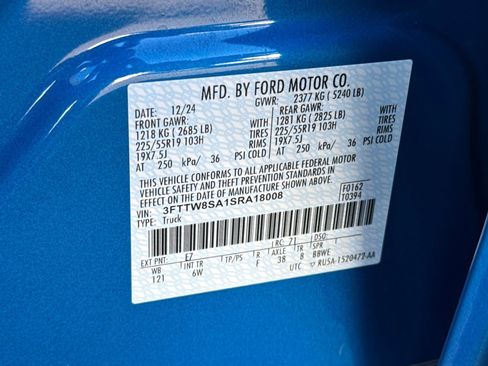 New 2025 Ford Maverick Lariat w/ Black Appearance Package image 26