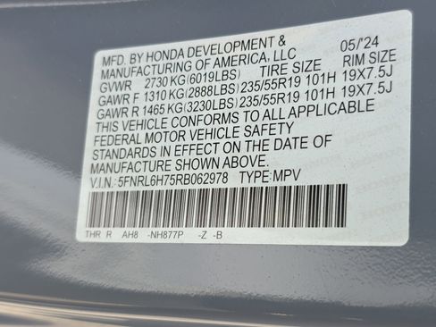 Used 2024 Honda Odyssey Sport image 34