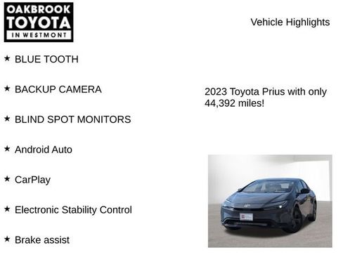 Certified 2023 Toyota Prius LE image 7