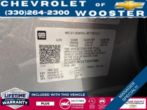 New 2026 Chevrolet Traverse Z71 w/ Driver Confidence Package image 38