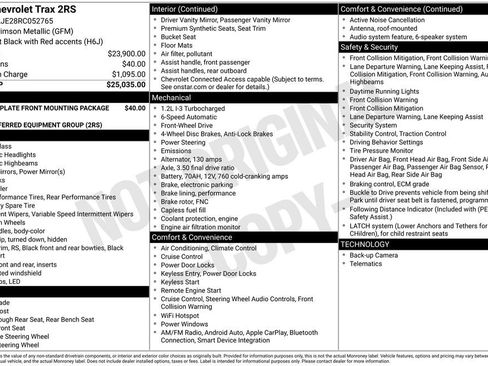 Certified 2024 Chevrolet Trax RS image 36