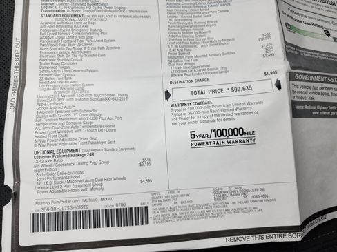 Used 2025 RAM 3500 Laramie image 65