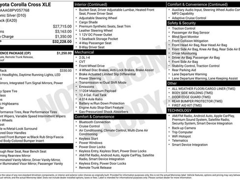 Certified 2023 Toyota Corolla Cross XLE w/ Convenience Package FWD image 5