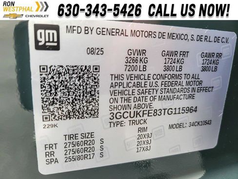 New 2026 Chevrolet Silverado 1500 LT Trail Boss w/ Convenience Package II image 20