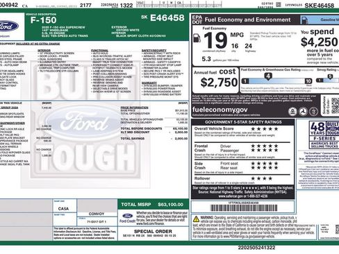 Certified 2025 Ford F150 XLT w/ Equipment Group 302A MID AWD/4WD image 3