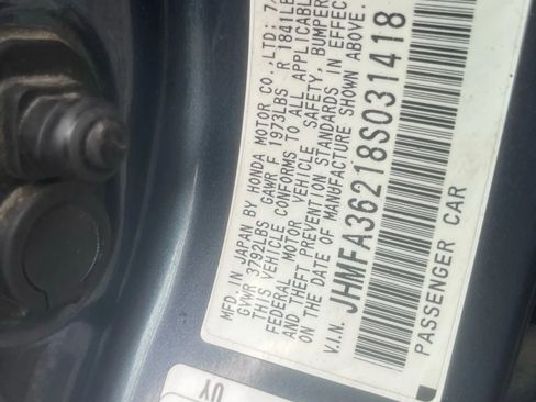 Used 2008 Honda Civic Hybrid Sedan image 8