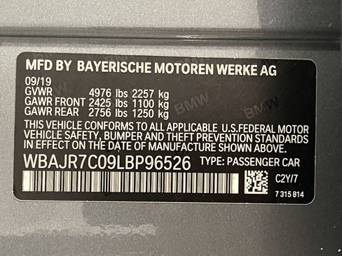 Certified 2020 BMW 530i xDrive AWD/4WD image 25