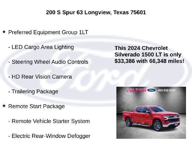 Used 2024 Chevrolet Silverado 1500 LT RWD image 20