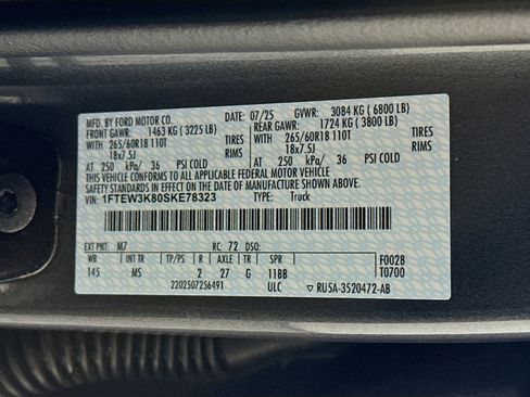 Used 2025 Ford F150 XLT w/ Equipment Group 301A Standard image 37