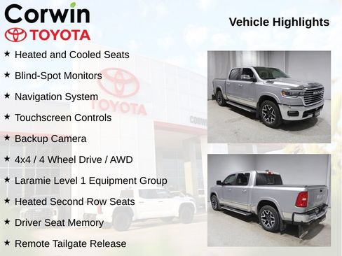 Used 2025 RAM 1500 Laramie AWD/4WD image 11