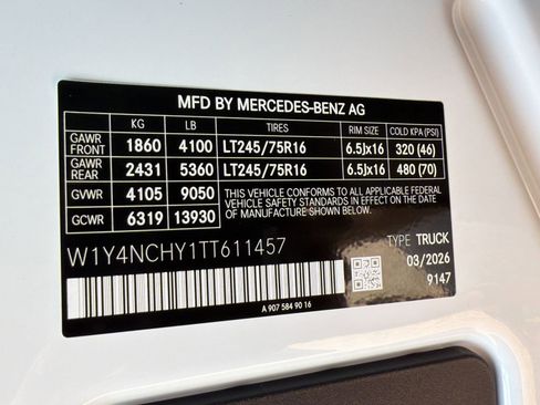 New 2026 Mercedes-Benz Sprinter 2500 image 18