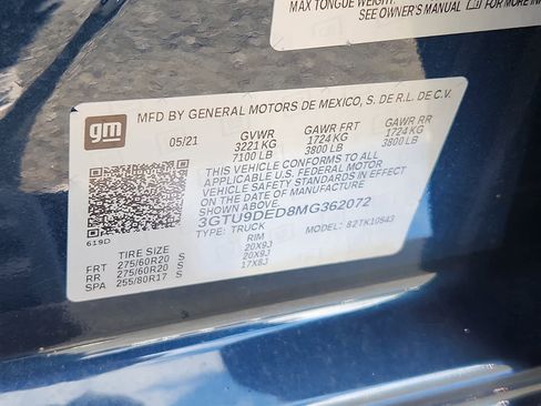 Used 2021 GMC Sierra 1500 SLT w/ SLT Convenience Package image 28