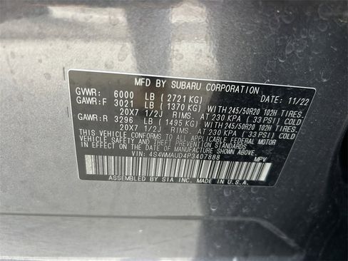 Used 2023 Subaru Ascent Limited w/ Technology Package image 10