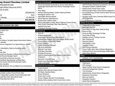 Used 2021 Jeep Grand Cherokee Limited AWD/4WD image 4