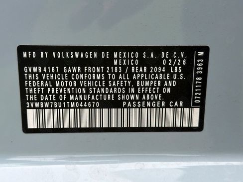 New 2026 Volkswagen Jetta Sport FWD image 24